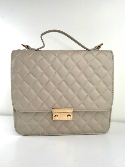 Halston Quilted Convertible Backpack