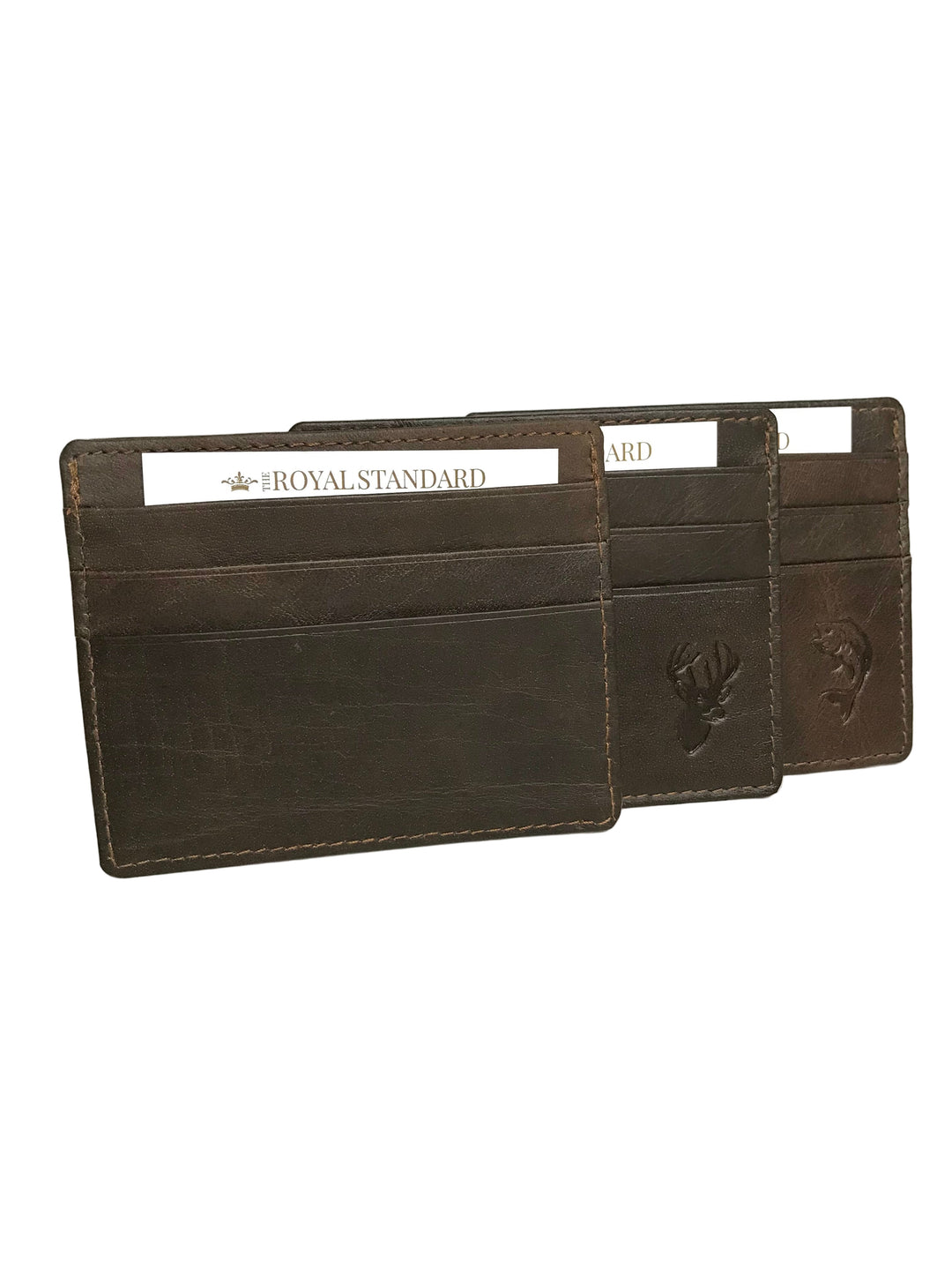 Leather Embossed Slim Wallet