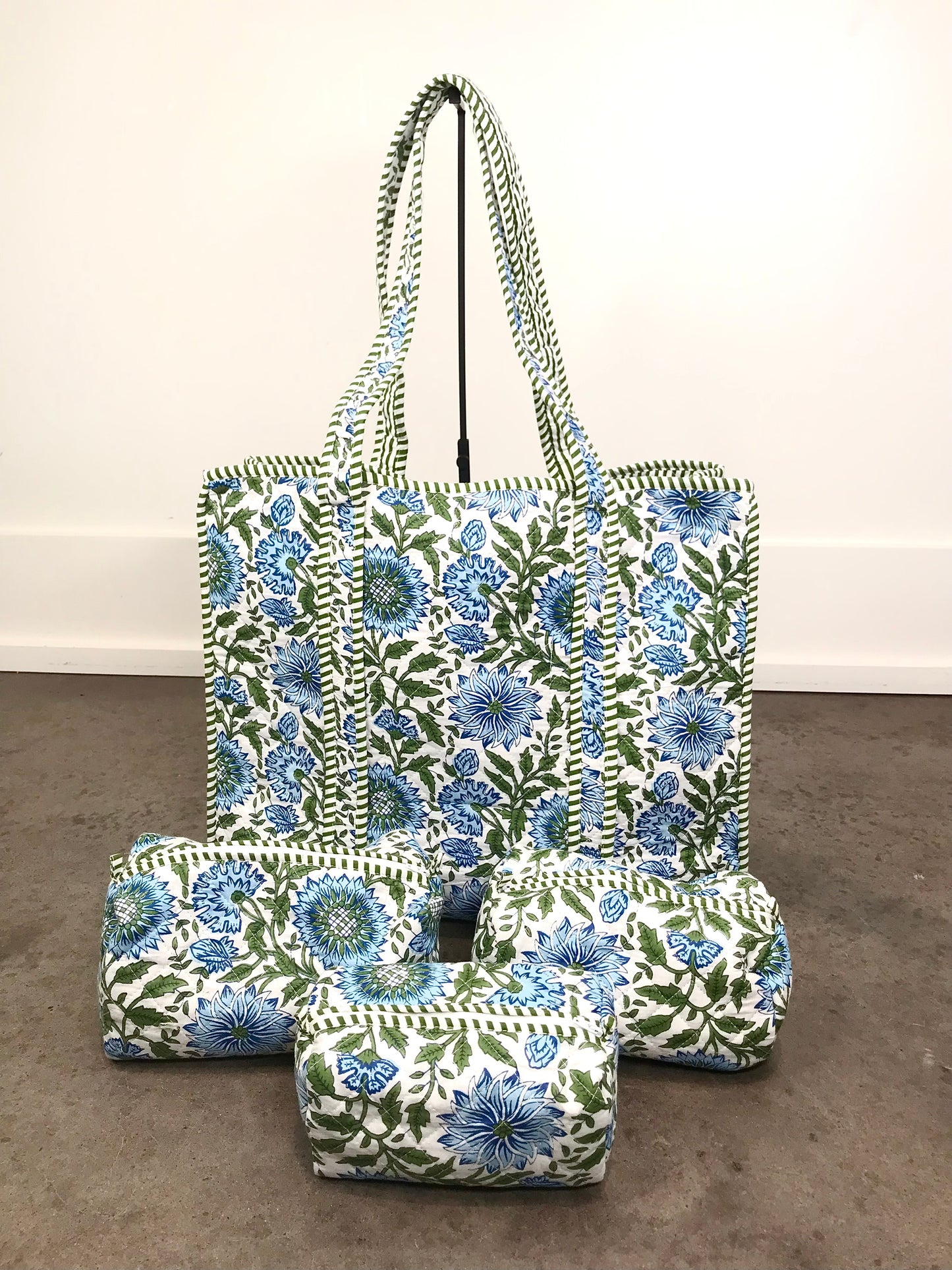 Large Quilted Tote Bag