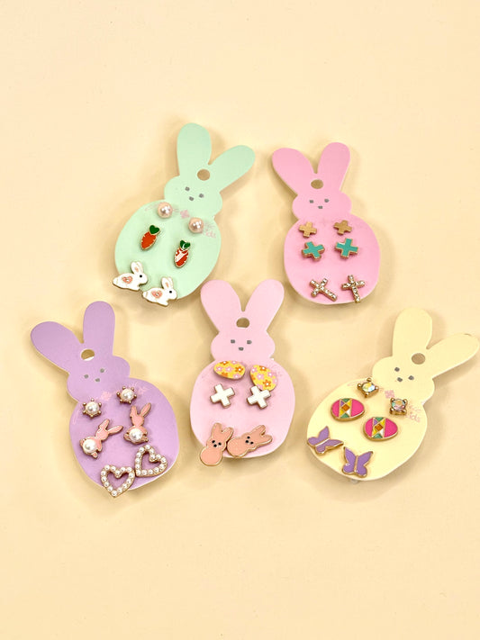 Kids Hippity Hoppity Earring Set