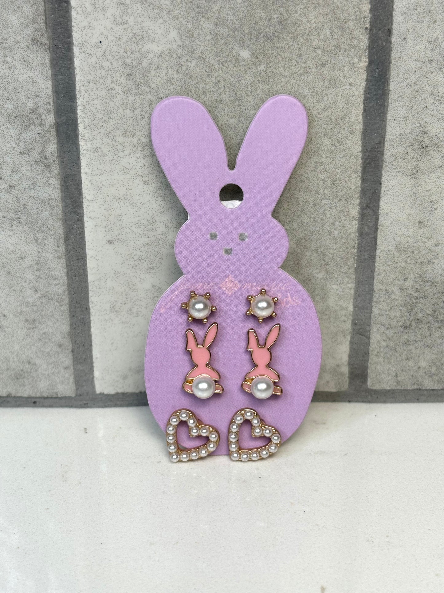 Kids Hippity Hoppity Earring Set