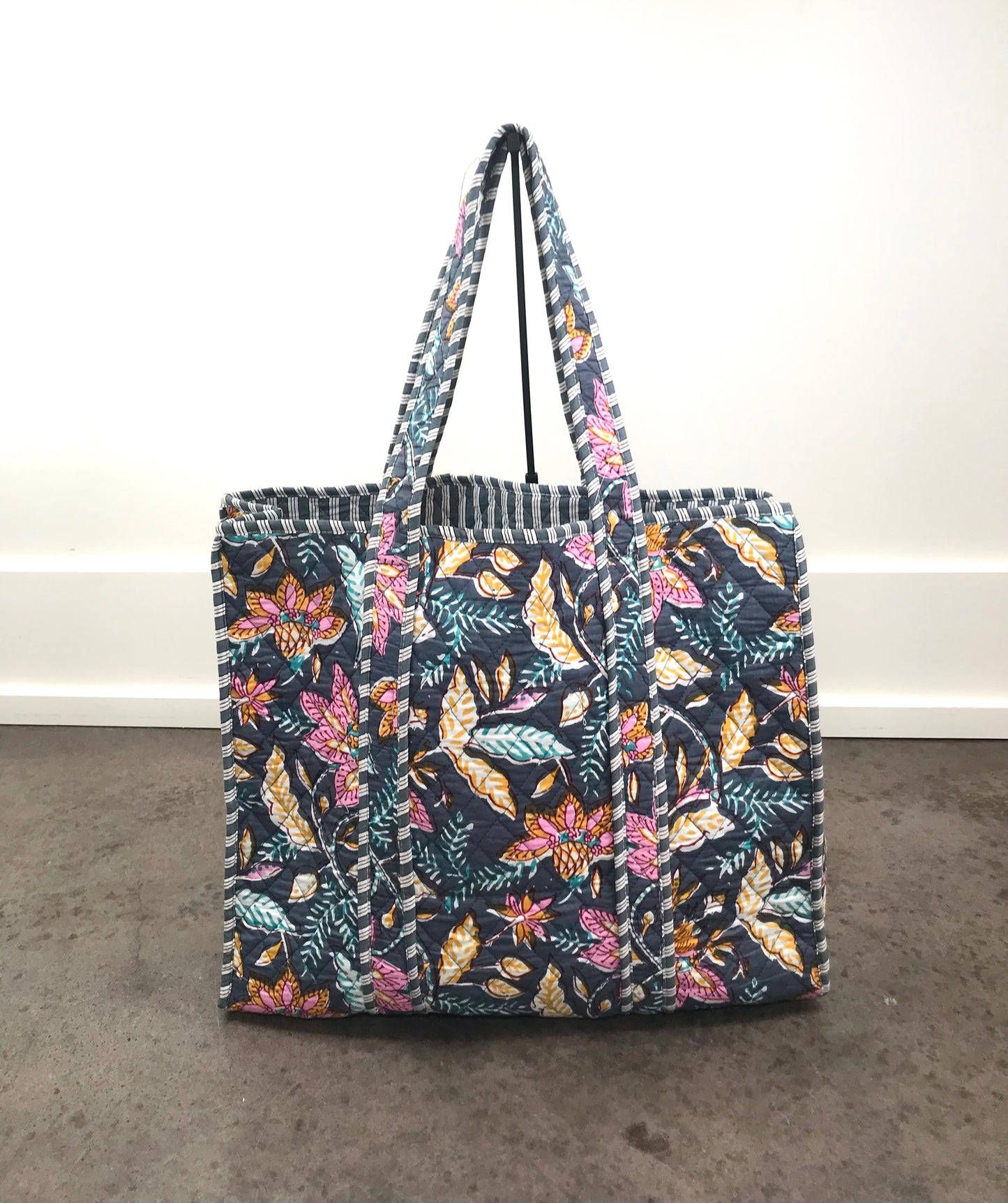 Large Quilted Tote Bag