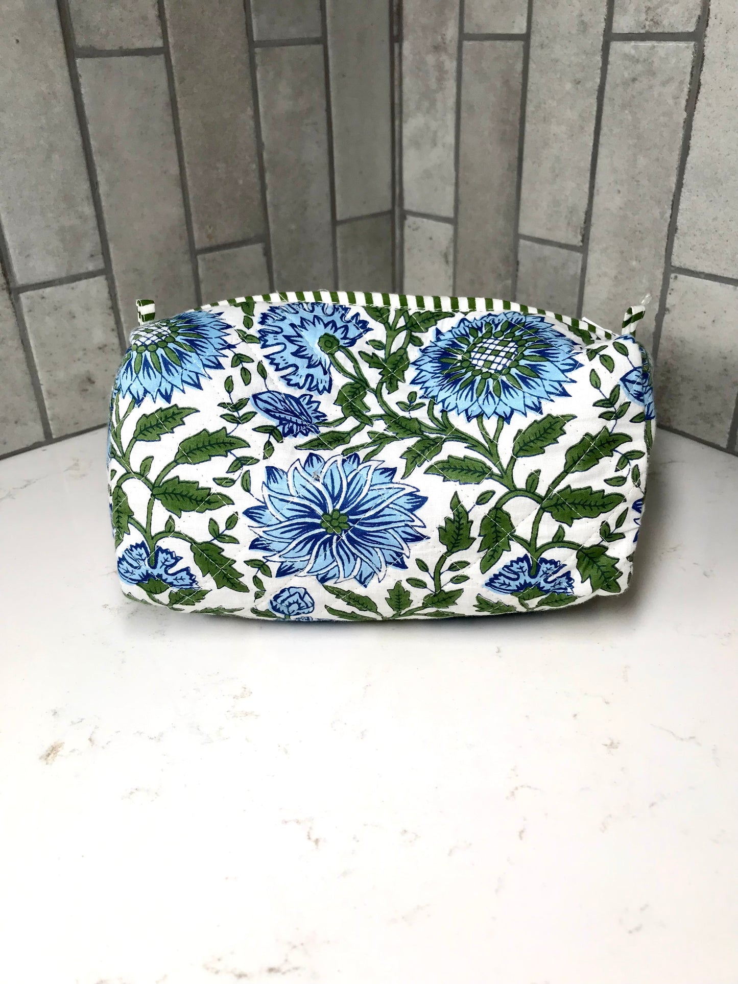 3 in 1 Quilted Cosmetic Bag