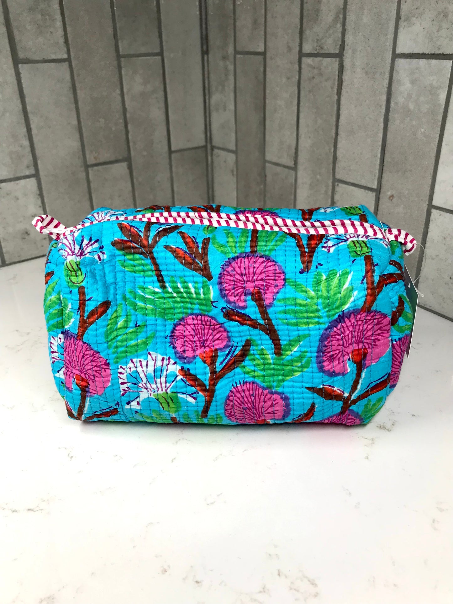 3 in 1 Quilted Cosmetic Bag