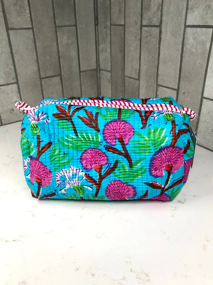 3 in 1 Quilted Cosmetic Bag