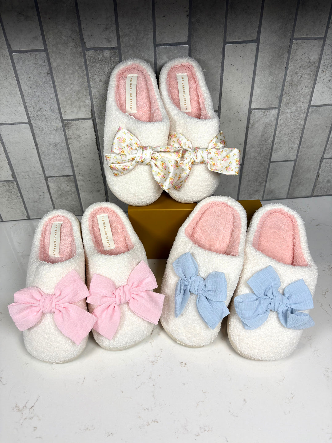 Fuzzy Slippers–Betty Bow