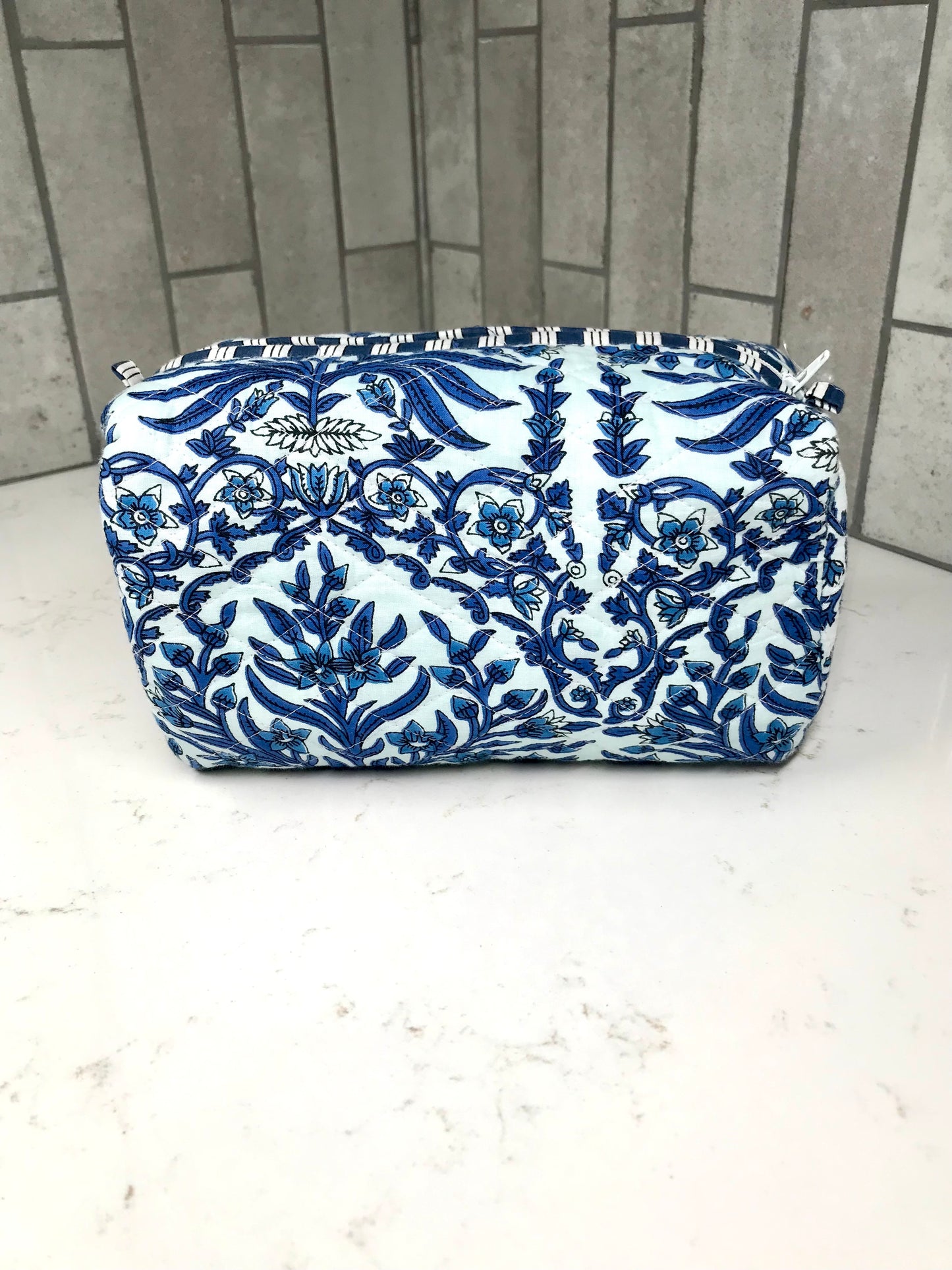 3 in 1 Quilted Cosmetic Bag