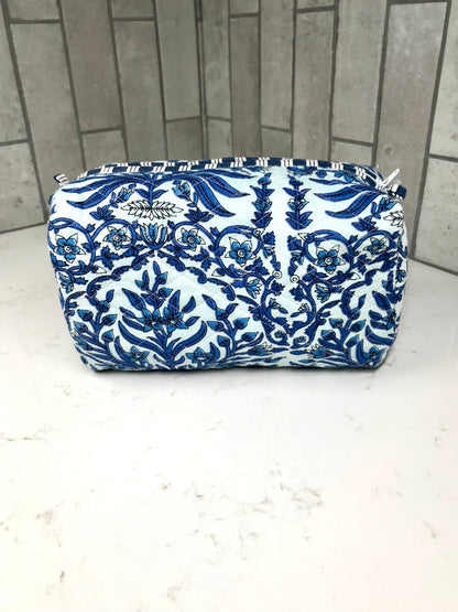 3 in 1 Quilted Cosmetic Bag