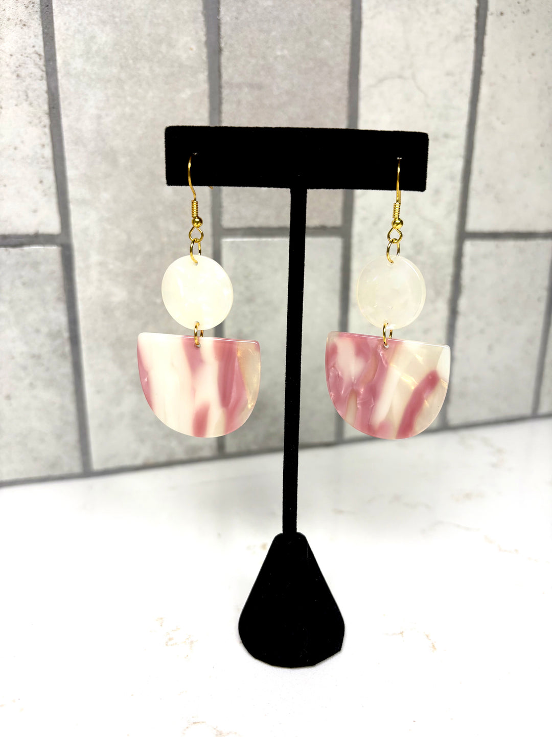 Pinkilicious Acrylics Dangle Earrings
