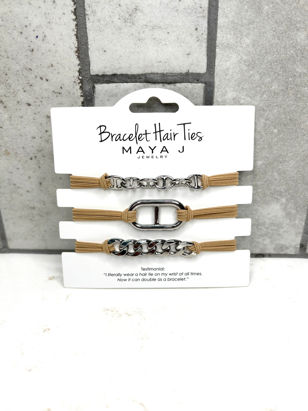 Maya J Bracelet Hair Tie Set