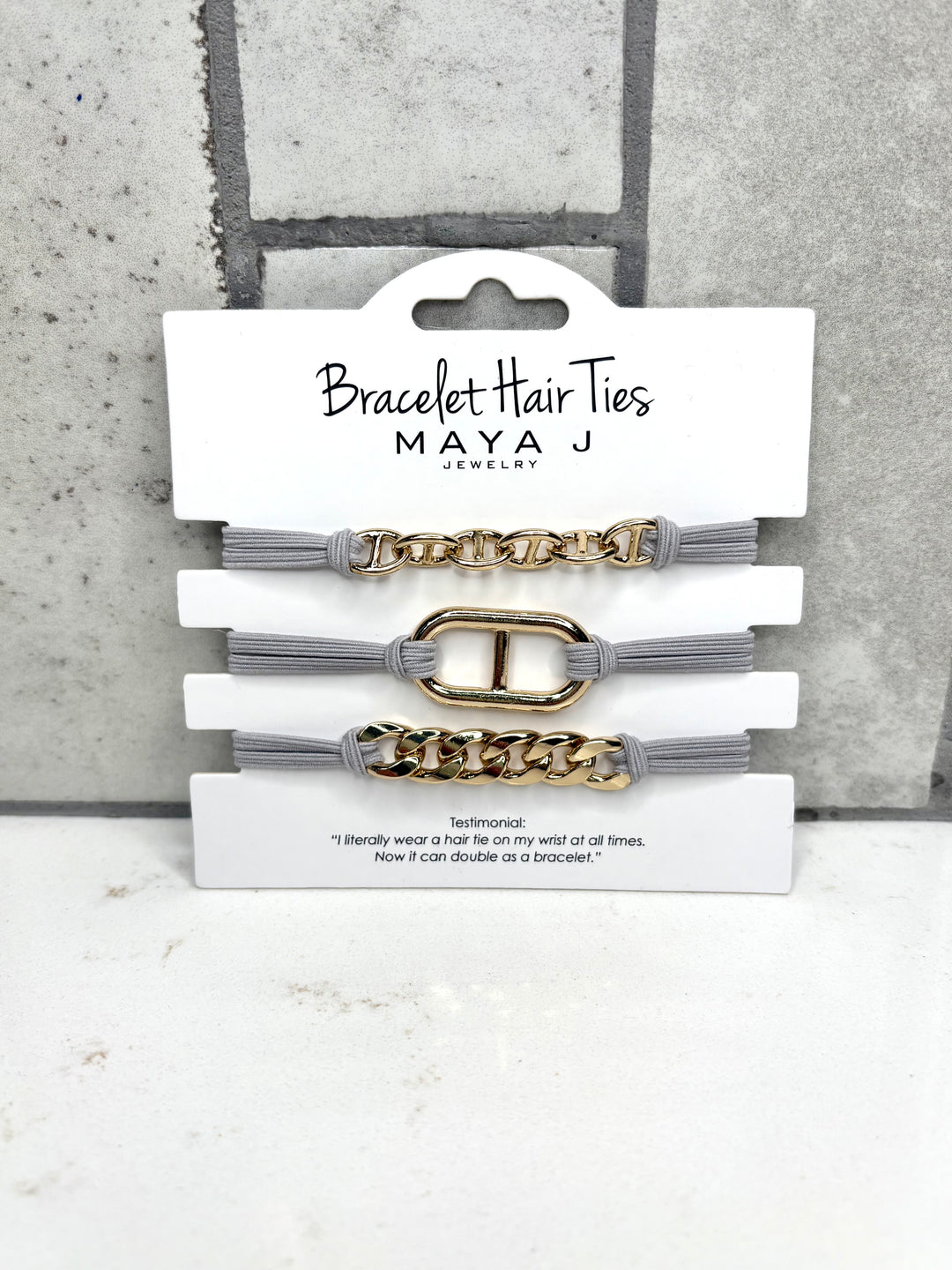 Maya J Bracelet Hair Tie Set