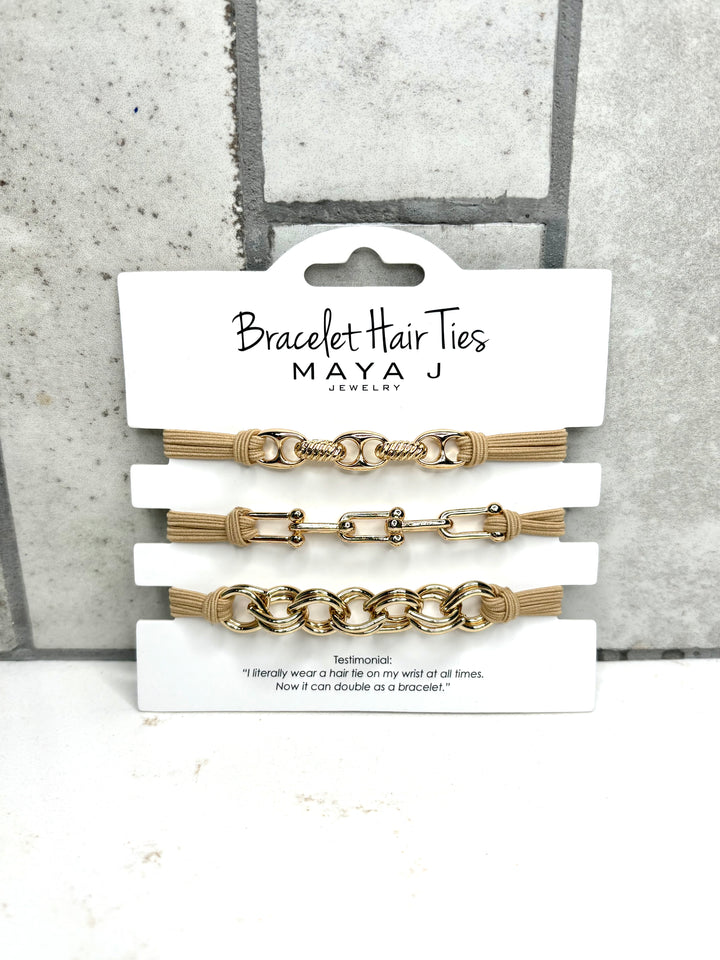 Maya J Bracelet Hair Tie Set