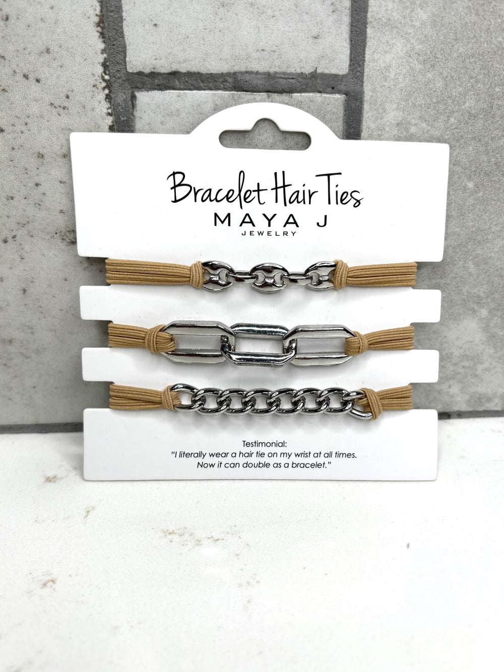 Maya J Bracelet Hair Tie Set