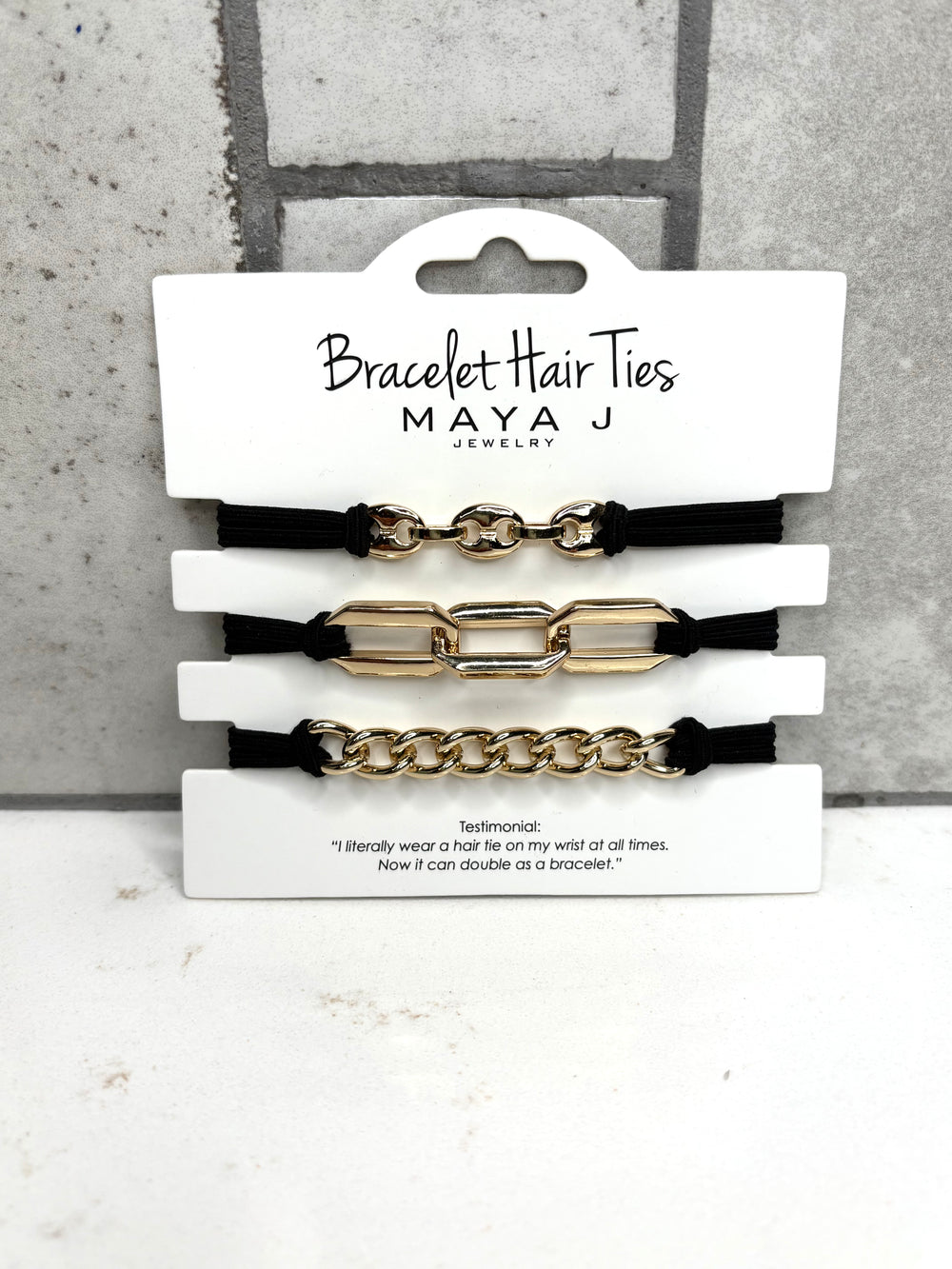 Maya J Bracelet Hair Tie Set