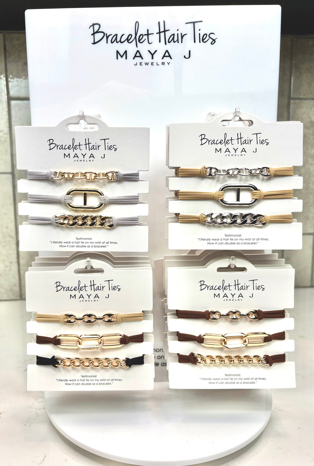 Maya J Bracelet Hair Tie Set