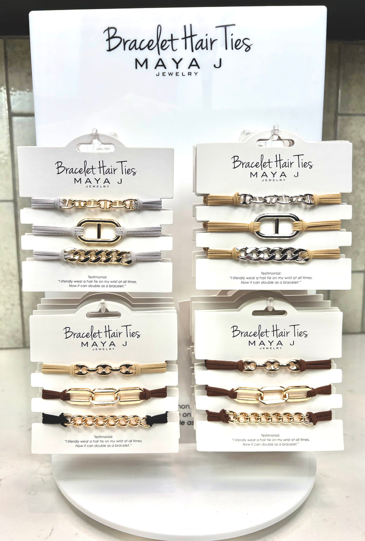 Maya J Bracelet Hair Tie Set