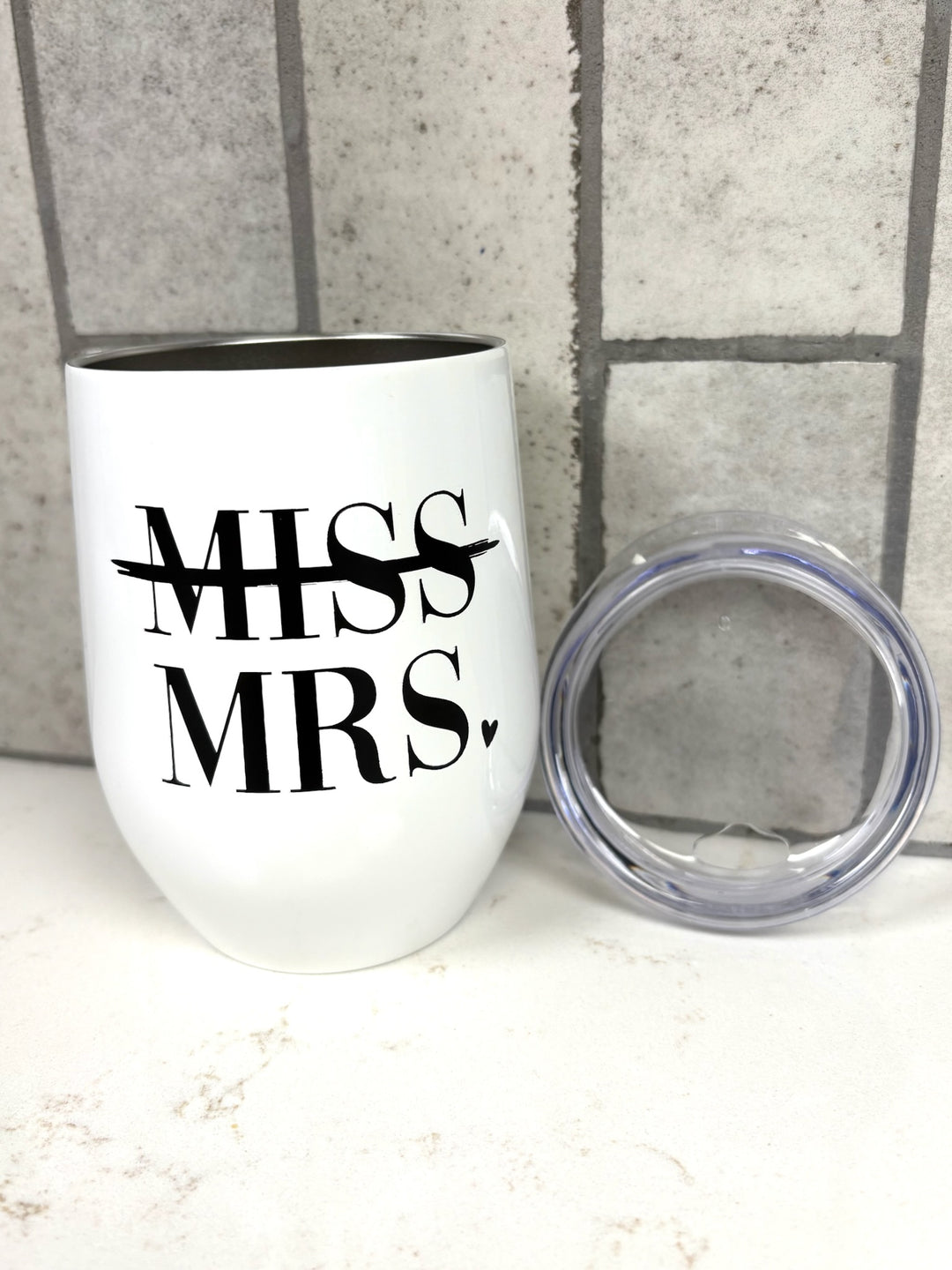 Wine Tumbler-Miss to Mrs