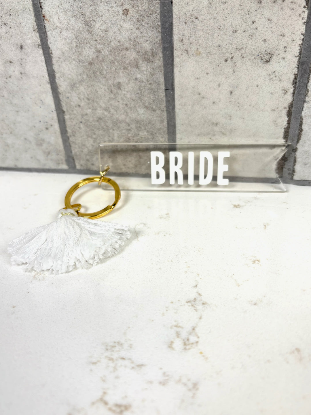 Acrylic BRIDE Keychain