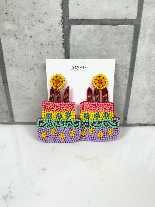 One Wish For Me Beaded Earrings