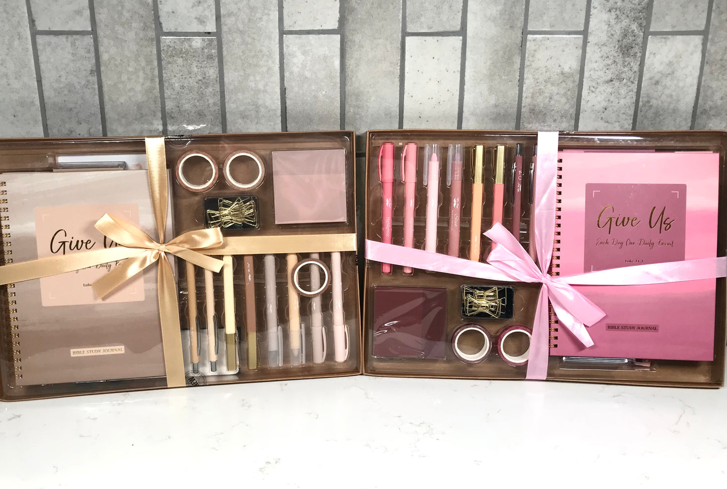 Golden Blush Bible Journaling Kit for Women