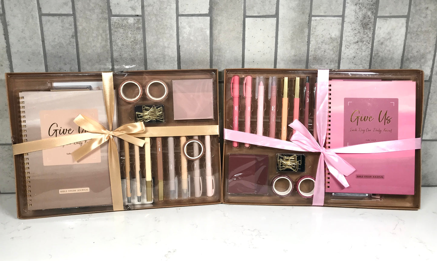 Golden Blush Bible Journaling Kit for Women