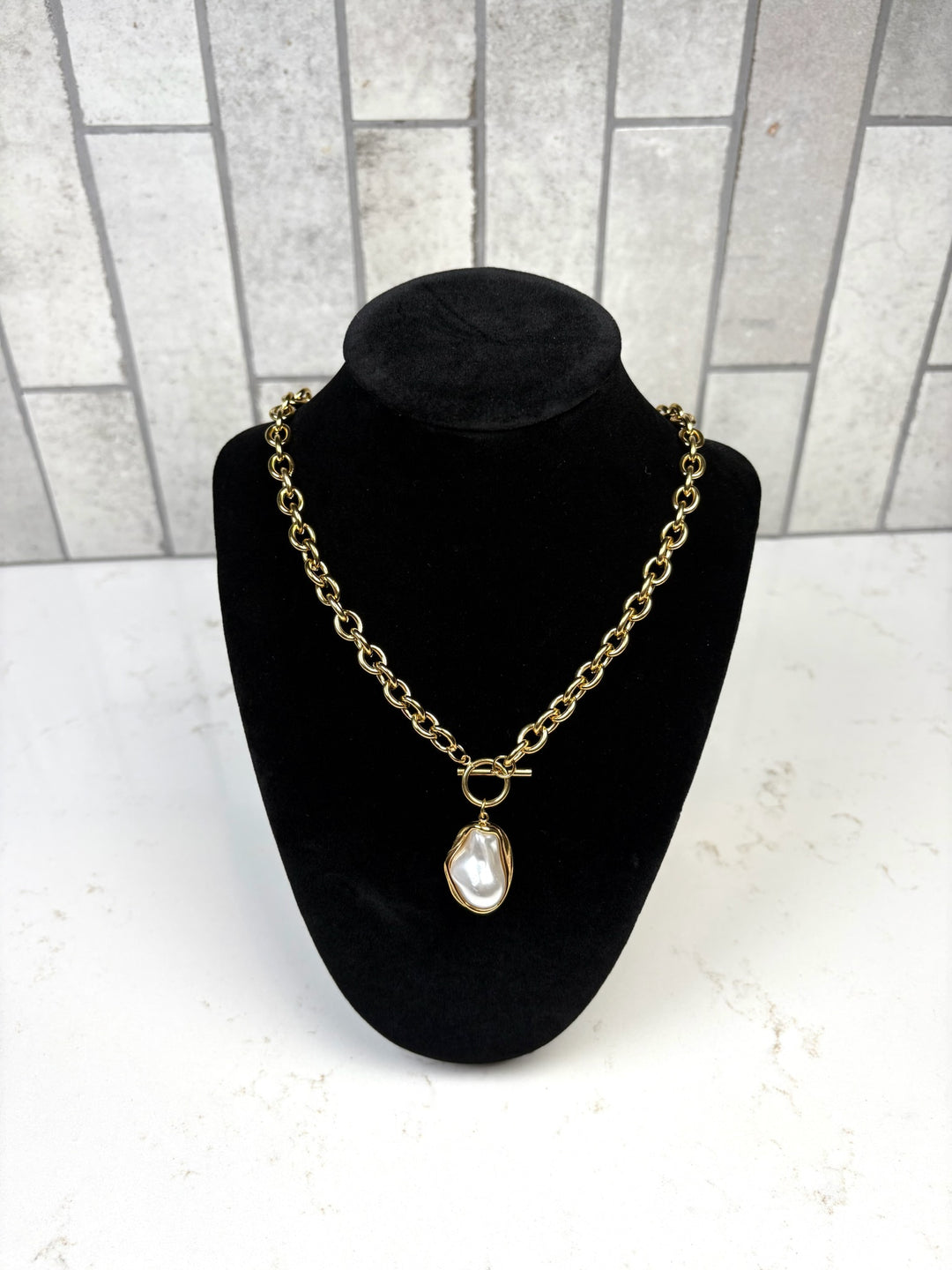 Chan Sutt Pearl Pearl Drop Necklace