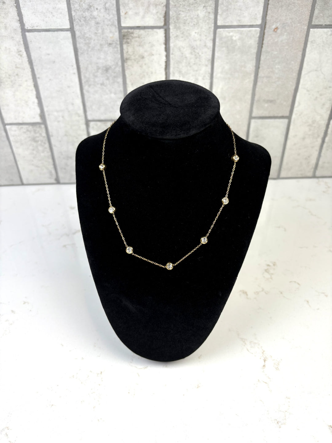 Chan Sutt Pearl Dainty Diamond Necklace