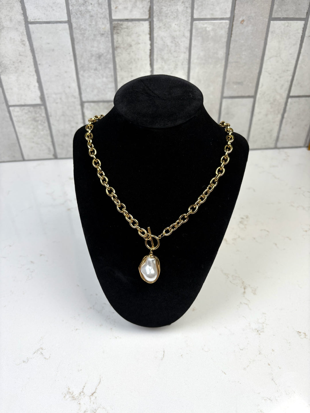 Chan Sutt Pearl Pearl Drop Necklace