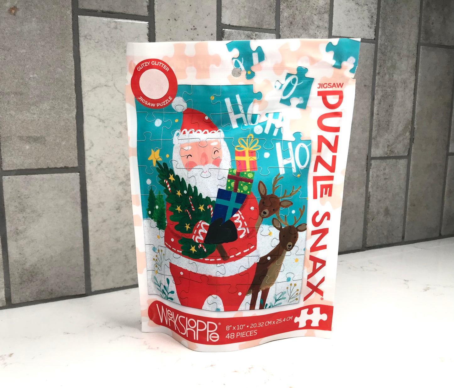 Ho Ho Ho Santa 48 Piece Puzzle Snax