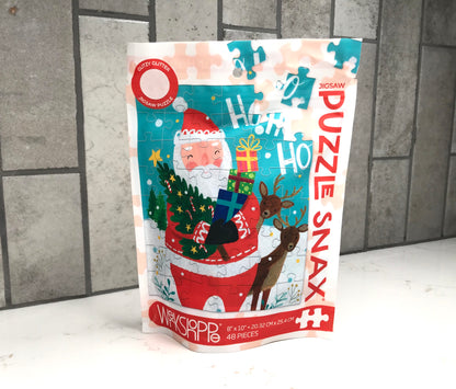 Ho Ho Ho Santa 48 Piece Puzzle Snax
