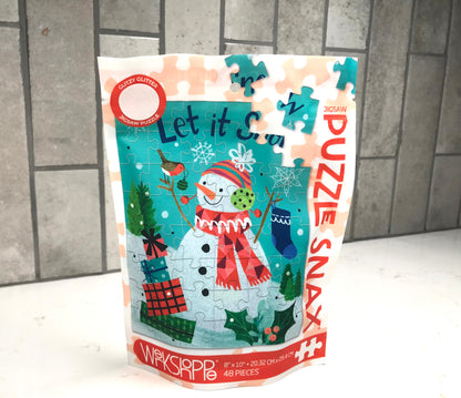 Let It Snow 48 Piece Puzzle Snax