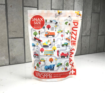 Trucks and Transportation 48 Puzzle Piece Snax