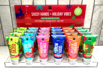 Sassy Holiday Mini Hand Crème  Display Prepack