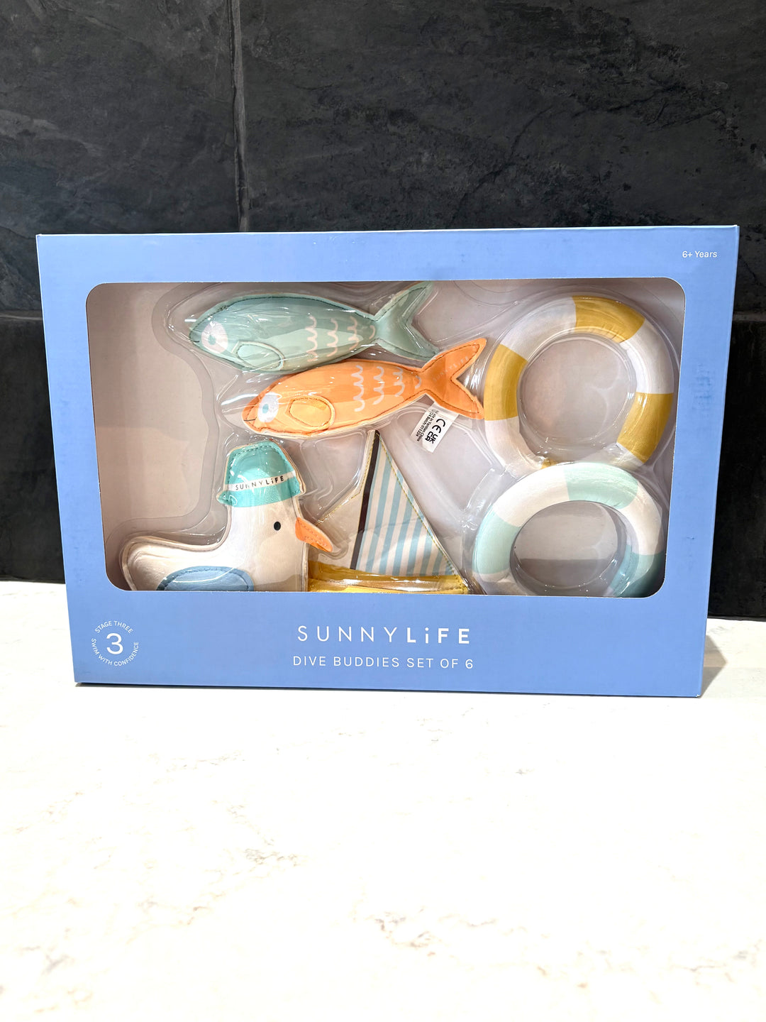 Dive Buddies Sid the Seagull Multi - Set of 6