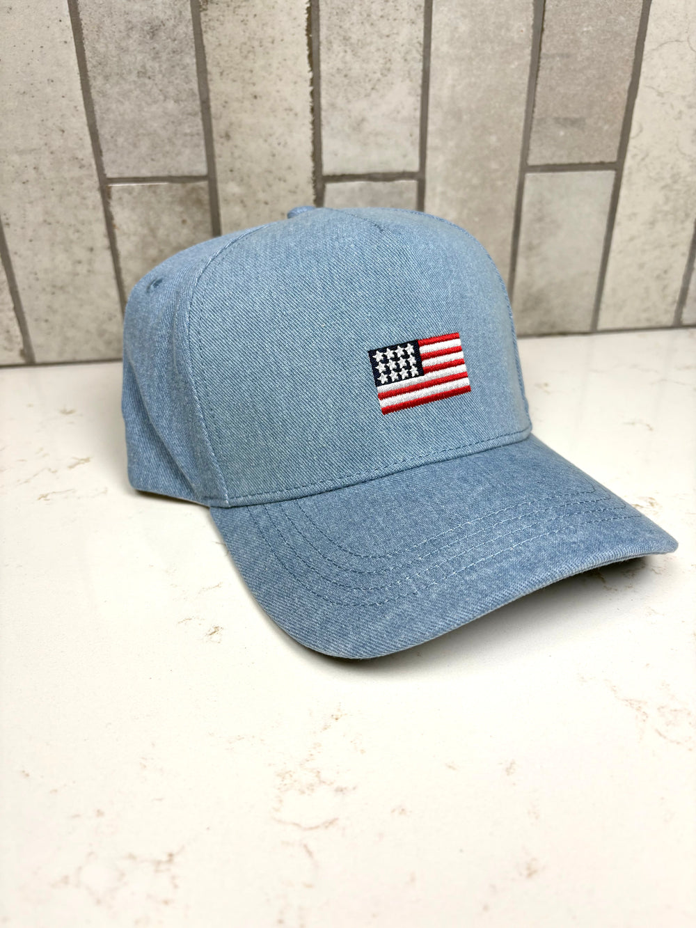 All-American Denim Flag Hat