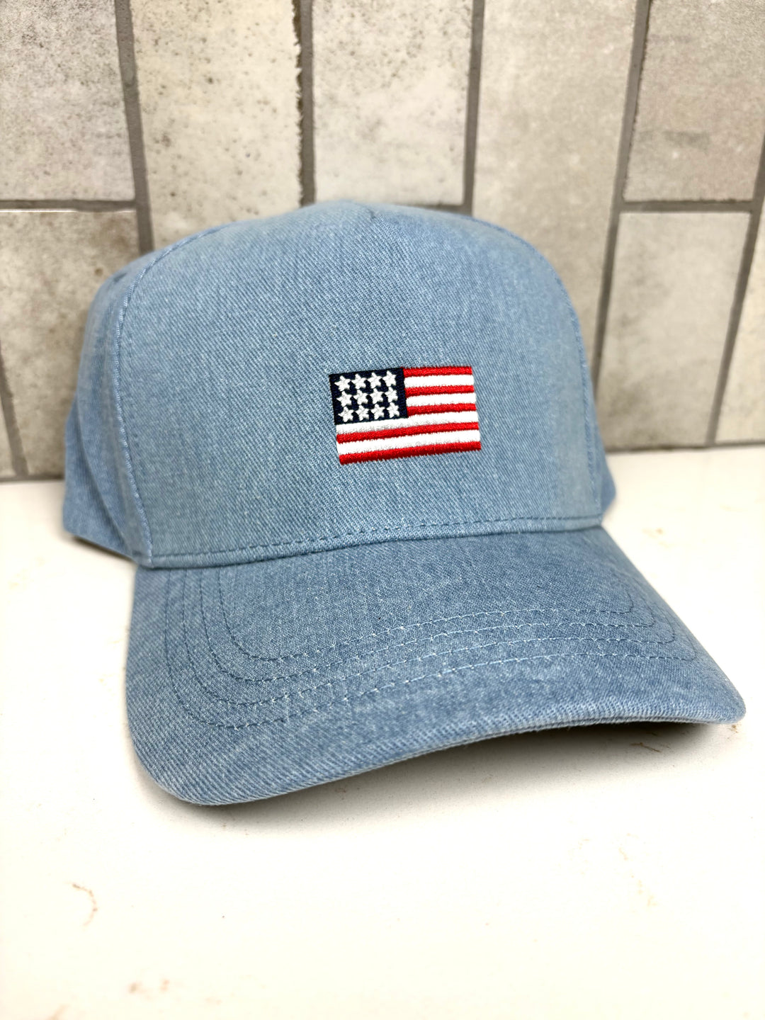 All-American Denim Flag Hat