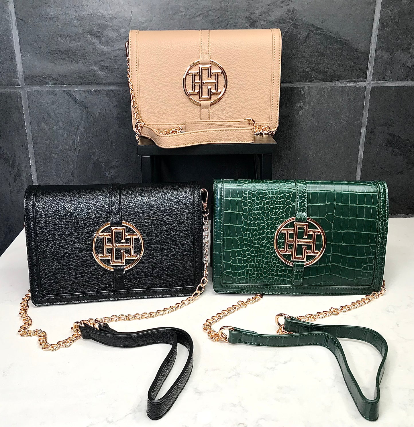 Cecilia Circle Logo Handbag