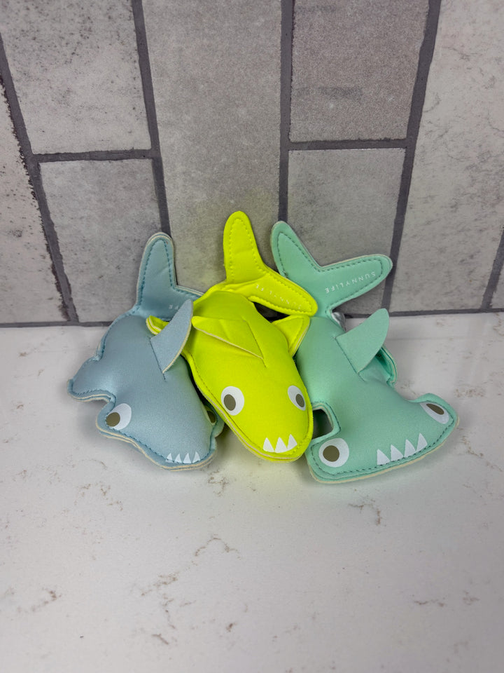 Salty the Shark Dive Buddies Aqua Neon Yellow - Set of 3