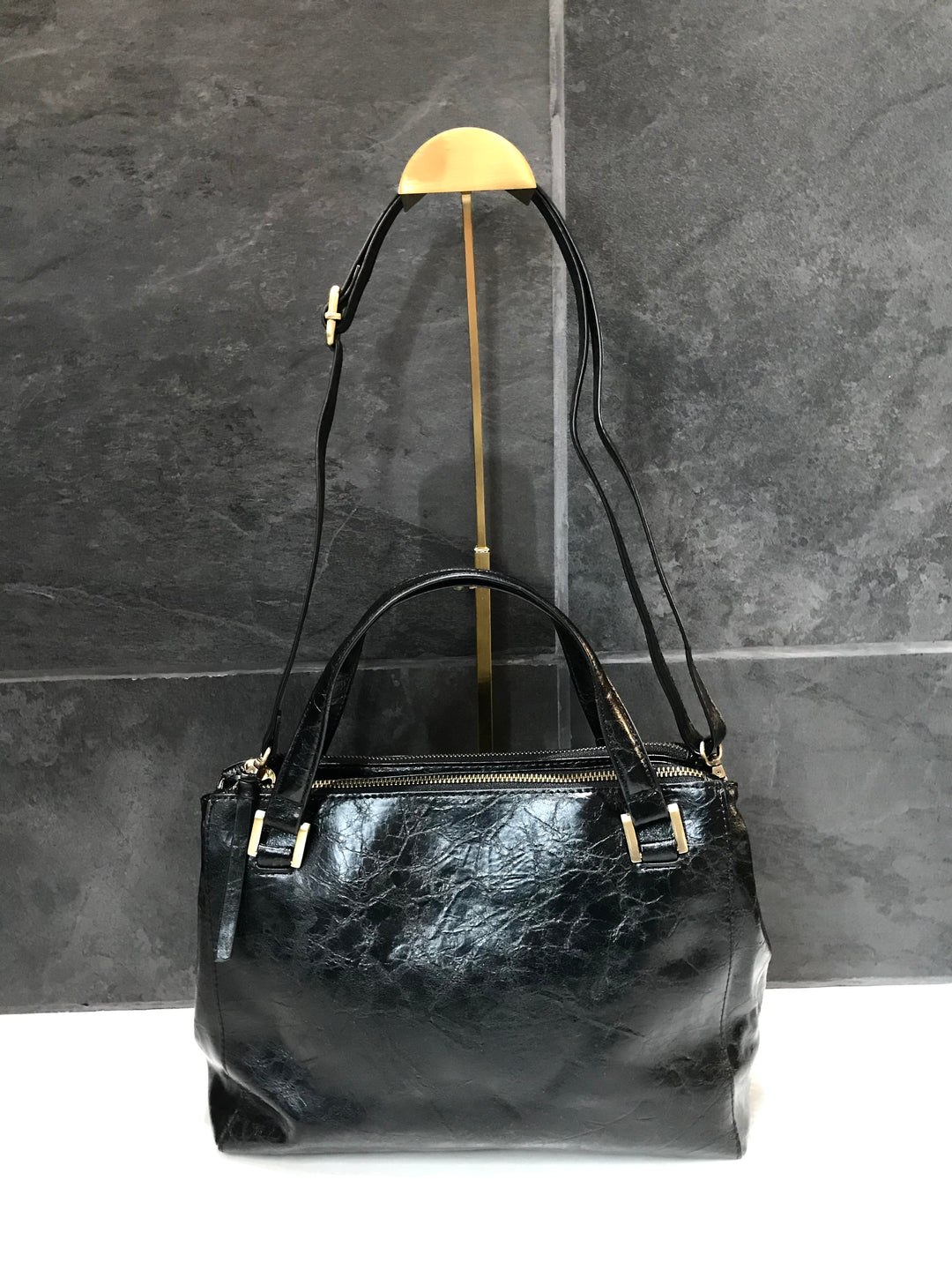 Shawna Triple Zip Satchel Crossbody