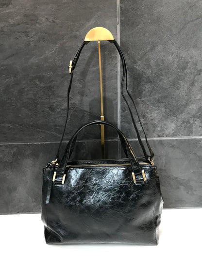 Shawna Triple Zip Satchel Crossbody