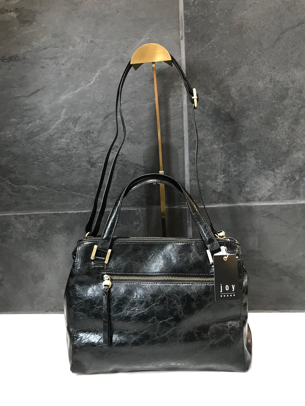 Shawna Triple Zip Satchel Crossbody