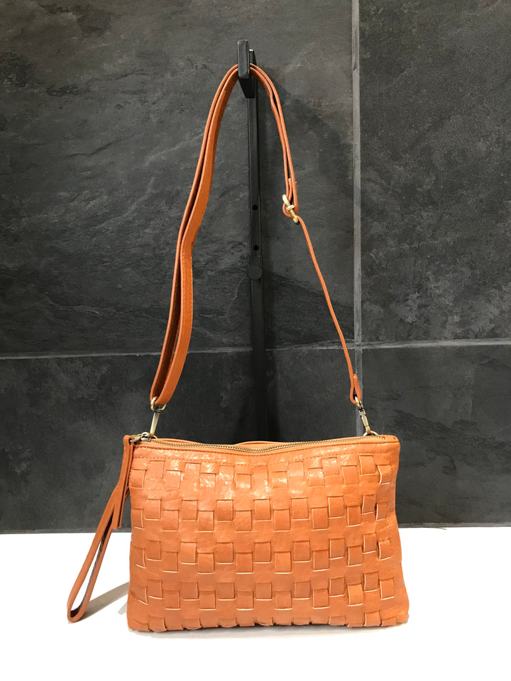 Quinn Woven Convertible Crossbody Clutch