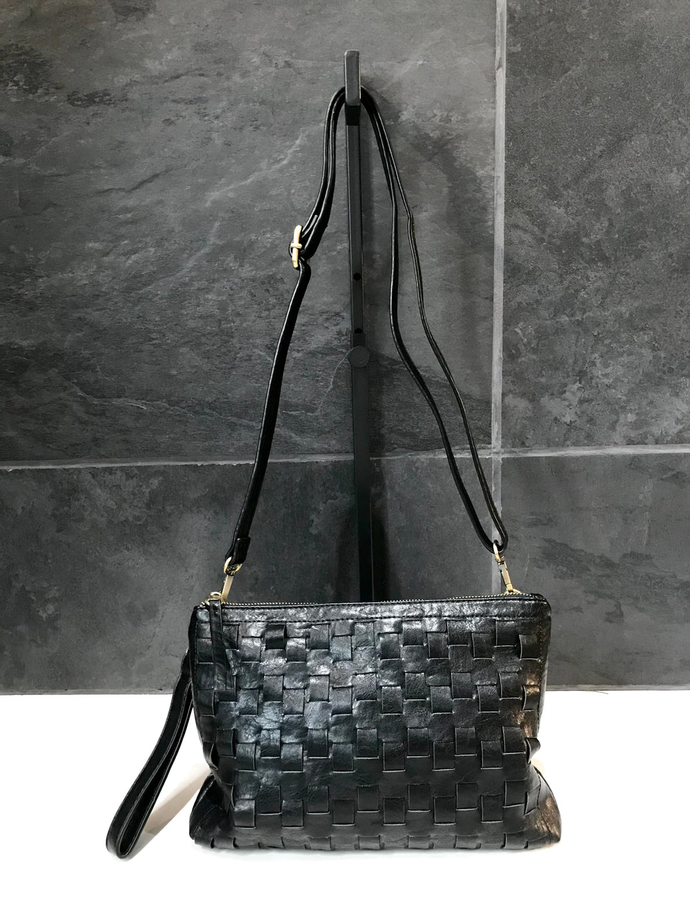 Quinn Woven Convertible Crossbody Clutch
