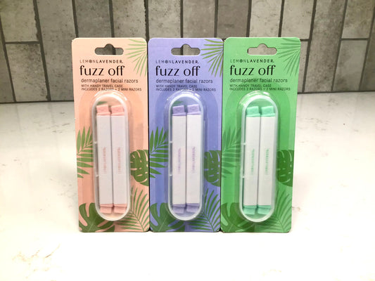 Lemon Lavender Fuzz Off Dermaplaner Facial Razor