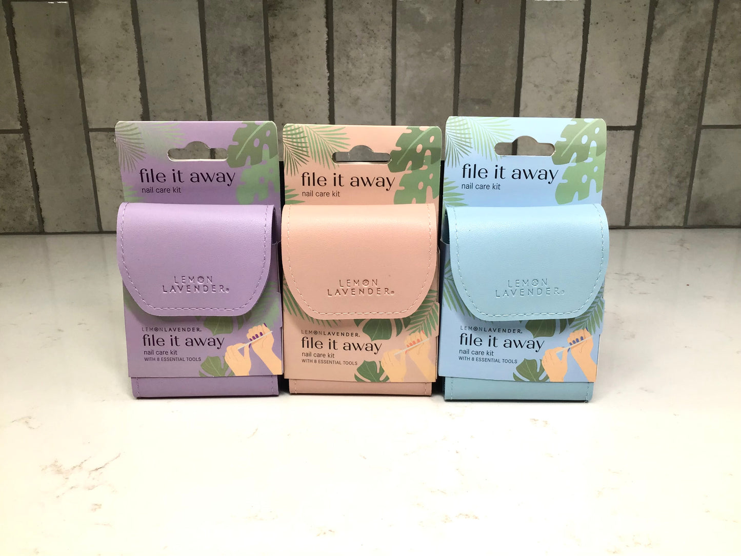 Lemon Lavender File It Away Nail Care Kit