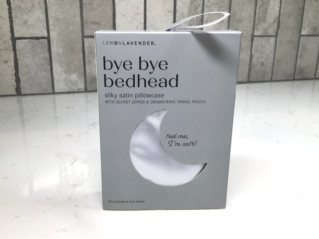 Lemon Lavender Bye Bye Bedhead Silky Satin Pillowcase