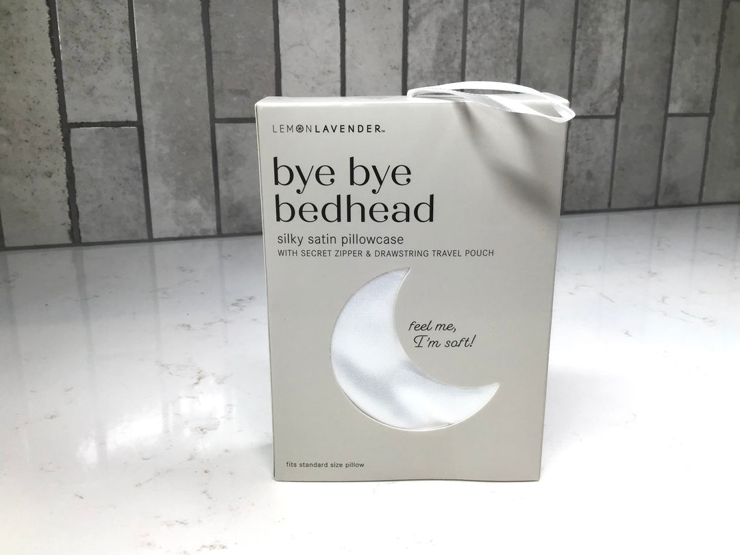 Lemon Lavender Bye Bye Bedhead Silky Satin Pillowcase