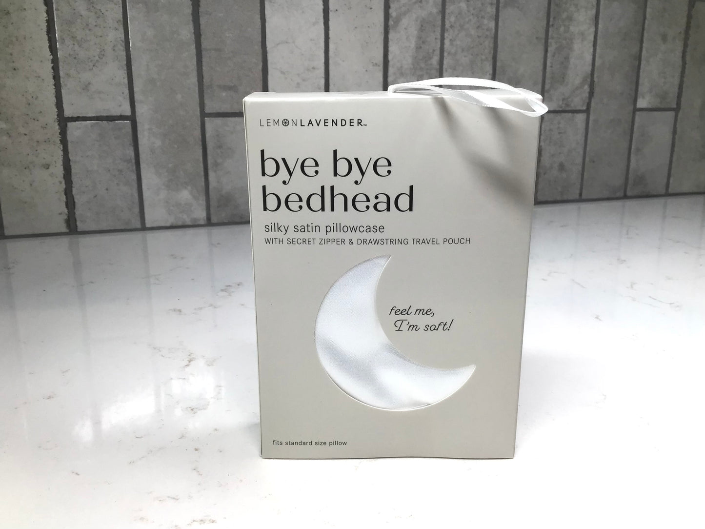 Lemon Lavender Bye Bye Bedhead Silky Satin Pillowcase