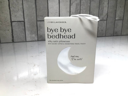 Lemon Lavender Bye Bye Bedhead Silky Satin Pillowcase