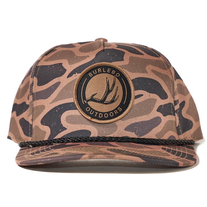 BURLEBO | Antler Patch Cap | Gauge Camo